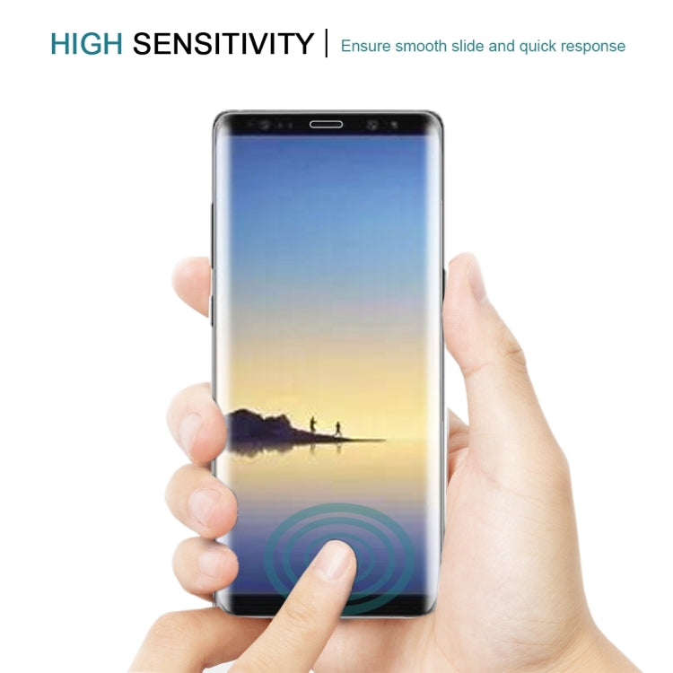 25 PCS For Galaxy Note 8 0.3mm 9H Surface Hardness 3D Curved Silk-screen Full Screen Tempered Glass Screen Protector - HoMEdemic™ 