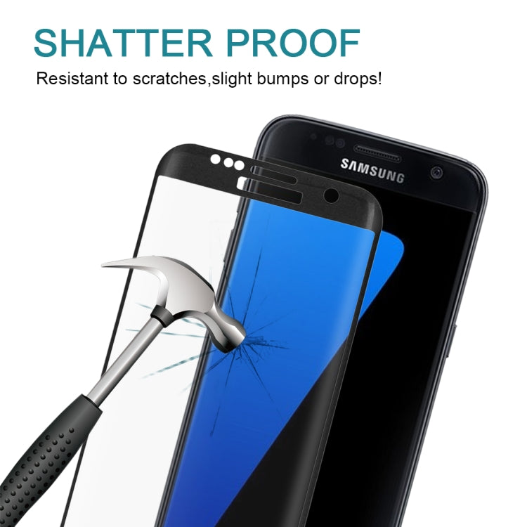25 PCS For Galaxy S7 Edge / G935 0.26mm 9H Surface Hardness 3D Explosion-proof Colorized Silk-screen Tempered Glass Full Screen Film - HoMEdemic™ 