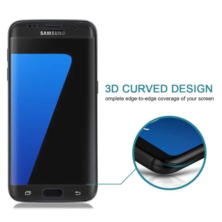 25 PCS For Galaxy S7 Edge / G935 0.26mm 9H Surface Hardness 3D Explosion-proof Colorized Silk-screen Tempered Glass Full Screen Film - HoMEdemic™ 
