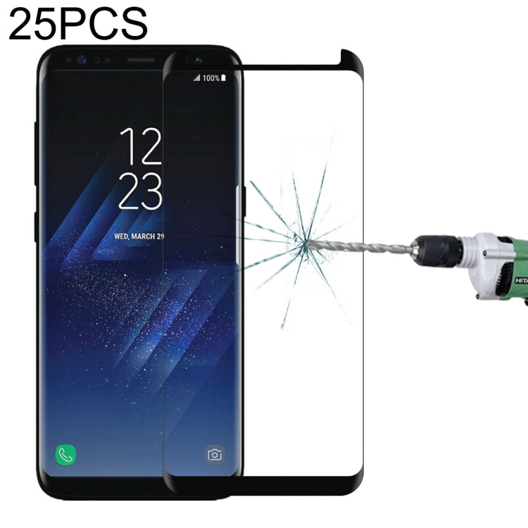 25 PCS For Galaxy S8 / G950 Case Friendly Screen Curved Tempered Glass Film, For Galaxy S8 / G950 - HoMEdemic™ 
