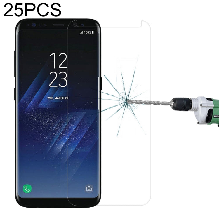 25 PCS For Galaxy S8 / G950 Case Friendly Screen Curved Tempered Glass Film - HoMEdemic™ 