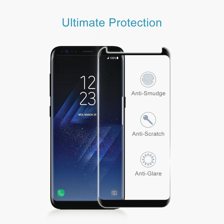 25 PCS For Galaxy S8 Plus / G955 0.26mm 9H Surface Hardness 3D Explosion-proof Non-full Edge Glue Screen Curved Case Friendly Tempered Glass Film, For Galaxy S8 Plus / G955 - HoMEdemic™ 