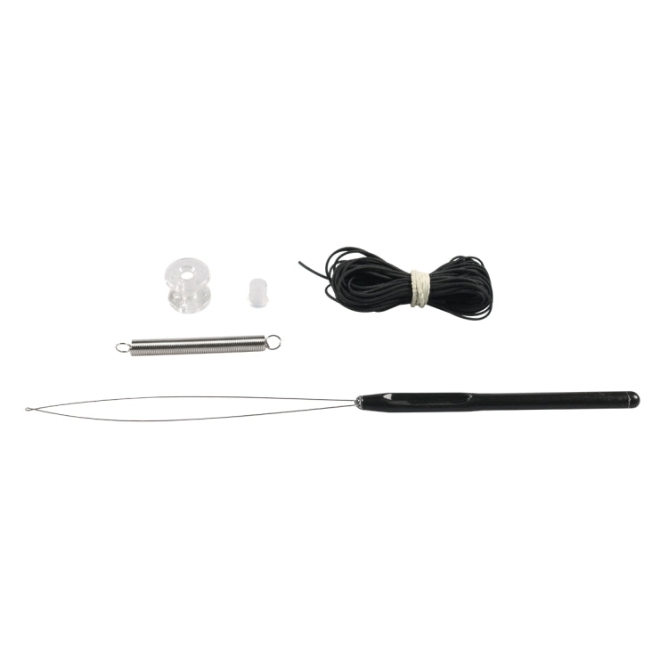27pcs / Set RV / Yacht Pleated Shade Accessories Pull Cord Double Wheel Plug Spring(Black) - HoMEdemic™ 