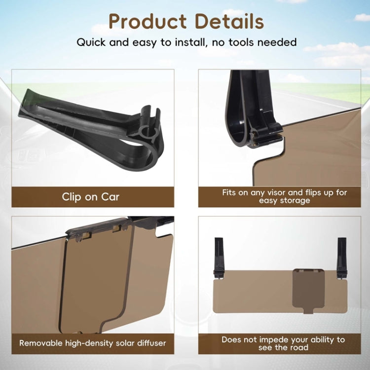 29.5x9.5cm Car Anti-Glare Sun Visor - HoMEdemic™ 