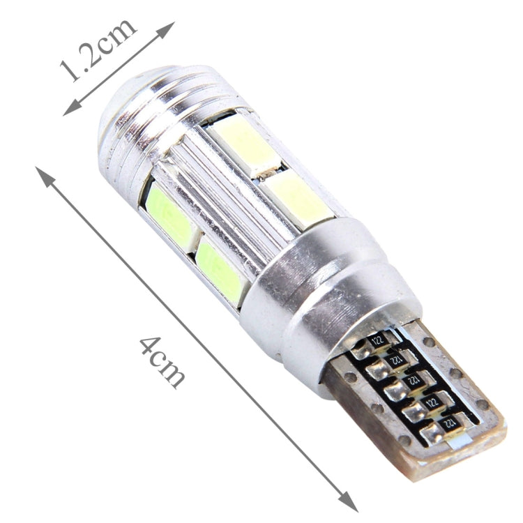 2PCS T10 6W Ice Blue Light 10 SMD 5630 LED Error-Free Canbus Car Clearance Lights Lamp, DC 12V, 2 PCS T10 6W - HoMEdemic™ 
