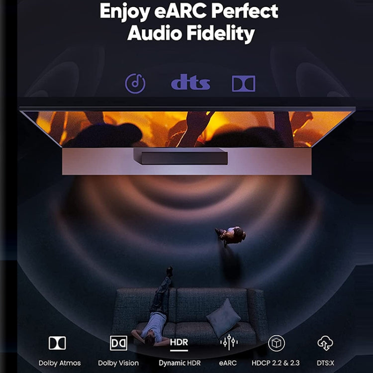 2m HDMI 2.1 Version 8K 60Hz UHD 48Gbps Cable(Grey) - HoMEdemic™ 