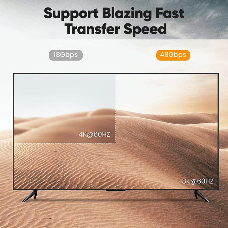 2m HDMI 2.1 Version 8K 60Hz UHD 48Gbps Cable(Grey) - HoMEdemic™ 