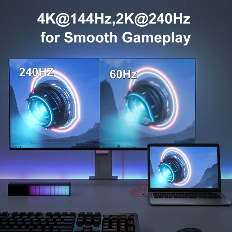 2m Version 2.1 Mini DP To DP Cable Monitor Computer Video Adapter Cable 30AWG OD6.3MM - HoMEdemic™ 