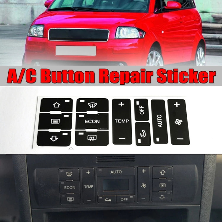 2pcs For Audi A2/A3/A8L Car Air Conditioning Control Switch Repair Sticker - HoMEdemic™ 