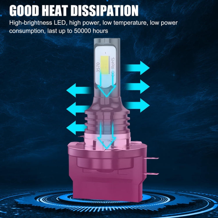 2pcs H11B 3570 2LED 80W Car Headlight Bulbs High Bright Fog Lights(Ice Blue) - HoMEdemic™ 