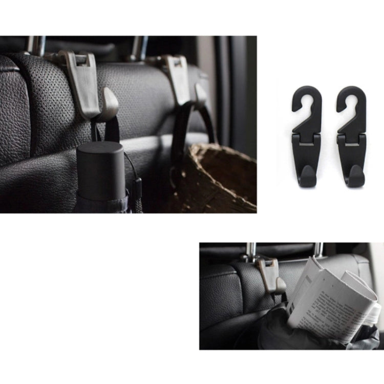 2pcs Mini Car Seat Back Plastic Hook(Random Color Delivery) - HoMEdemic™ 