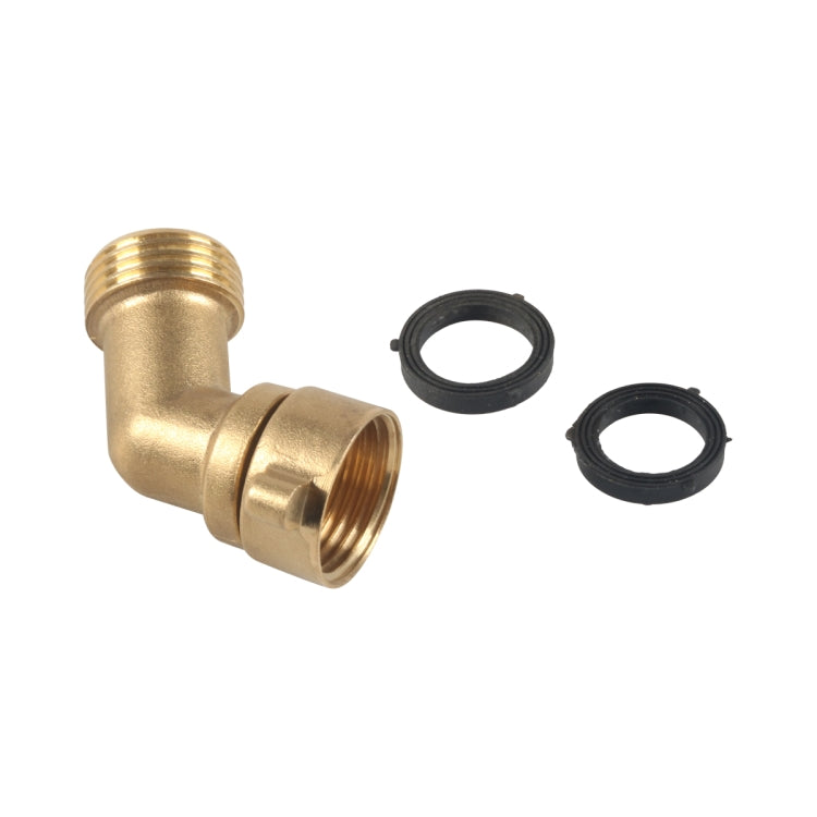 2pcs / Set RV Water Inlet Check 45/90 Degree 3/4 Connector Adapter(Yellow) - HoMEdemic™ 