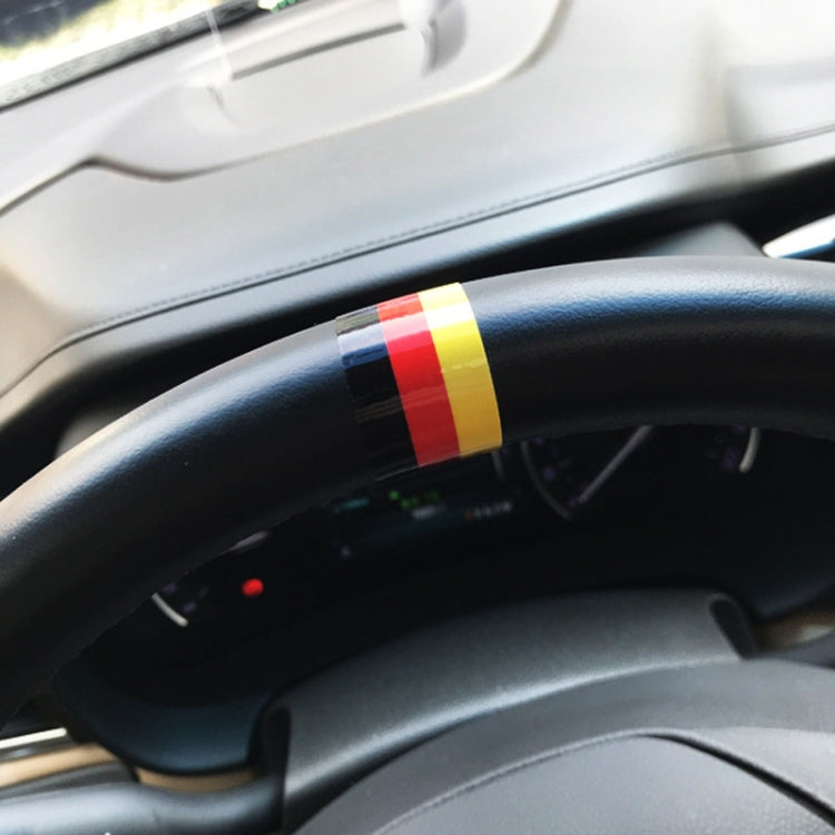 2pcs Steering Wheel Three-color Label Car Modification Film, Pattern: Russian Flag - HoMEdemic™ 