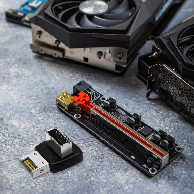 2pcs USB3.1 Type-E Computer Motherboard Interface 90 Degrees Elbow Front Type-C Adapter(PH74A) - HoMEdemic™ 