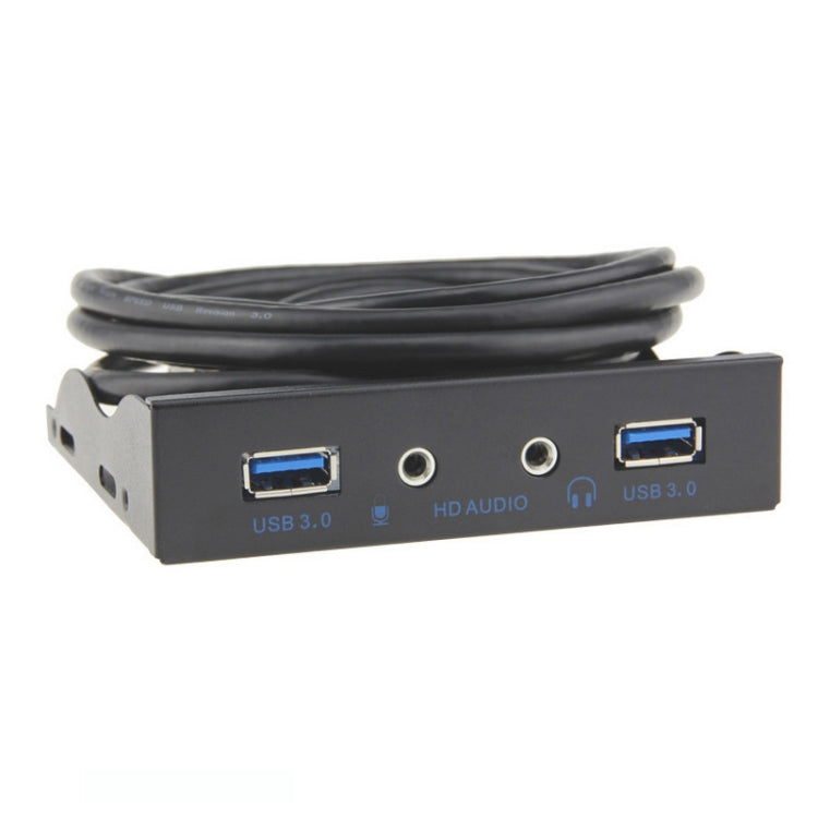3.5-Inch  2 USB 3.0+HD AUDIO Port Desktop PC Floppy Drive Front Panel(Black) - HoMEdemic™ 