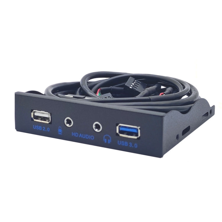 3.5-Inch  USB 2.0+USB 3.0+HD AUDIO Port Desktop PC Case Floppy Drive Front Panel(Black) - HoMEdemic™ 
