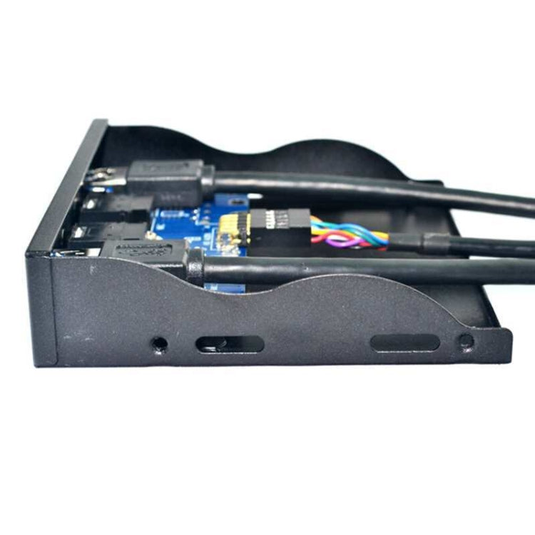 3.5-Inch  USB 2.0+USB 3.0+HD AUDIO Port Desktop PC Case Floppy Drive Front Panel(Black) - HoMEdemic™ 