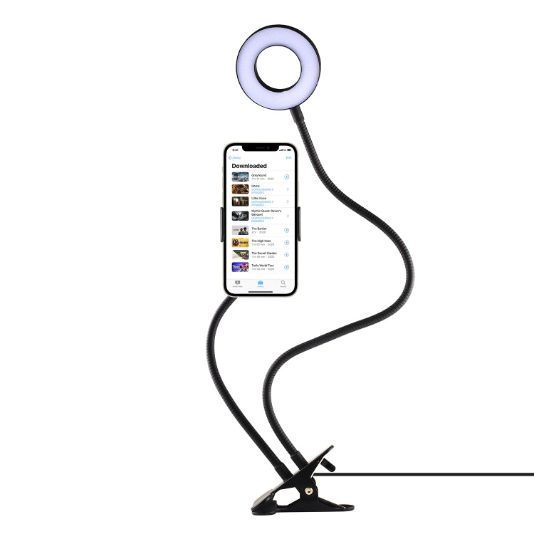 3.5 inch Adjustable Live Broadcast Aluminum Alloy Clip LED Fill Light with Phone Clamp - HoMEdemic™ 