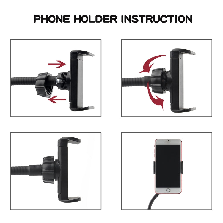 3.5 inch Adjustable Live Broadcast Aluminum Alloy Clip LED Fill Light with Phone Clamp - HoMEdemic™ 