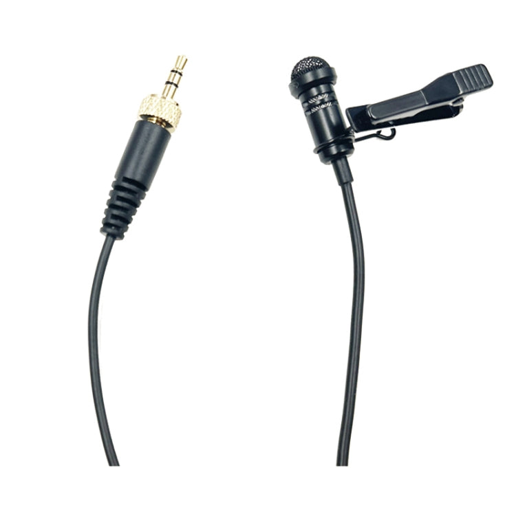 3.5mm Straight Internal Thread Plug Wireless Transmitting Lavalier Microphone, Length: 1.5m(Rabbit Fur Windproof Cover) - HoMEdemic™ 