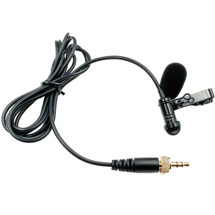 3.5mm Straight Internal Thread Plug Wireless Transmitting Lavalier Microphone, Length: 1.5m(Sponge Cover+Rabbit Fur Windproof Cover) - HoMEdemic™ 