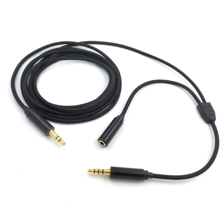 3.5mm Voice Party Live Recording Audio Cable Mobile Game Projection Computer Chat Link Cable(Black) - HoMEdemic™ 