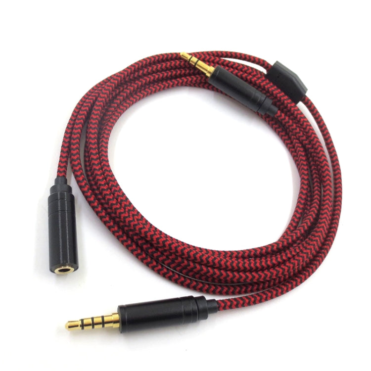 3.5mm Voice Party Live Recording Audio Cable Mobile Game Projection Computer Chat Link Cable(Red Black) - HoMEdemic™ 