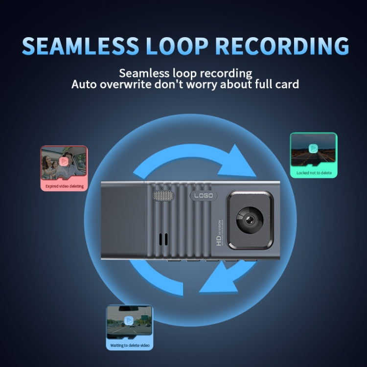 3 Camera Lens 3-inch IPS Screen WiFi Car Dash Cam 1080P Night Vision Dash Camera for Cars 32G - HoMEdemic™ 
