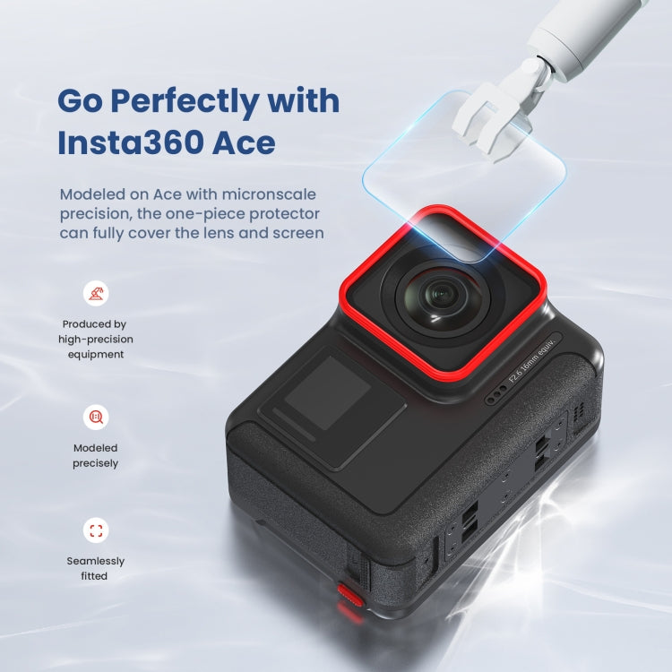 3 In 1 For Insta360 ACE aMagisn Tempered Film Protective Stickers Sports Camera Accessories - HoMEdemic™ 