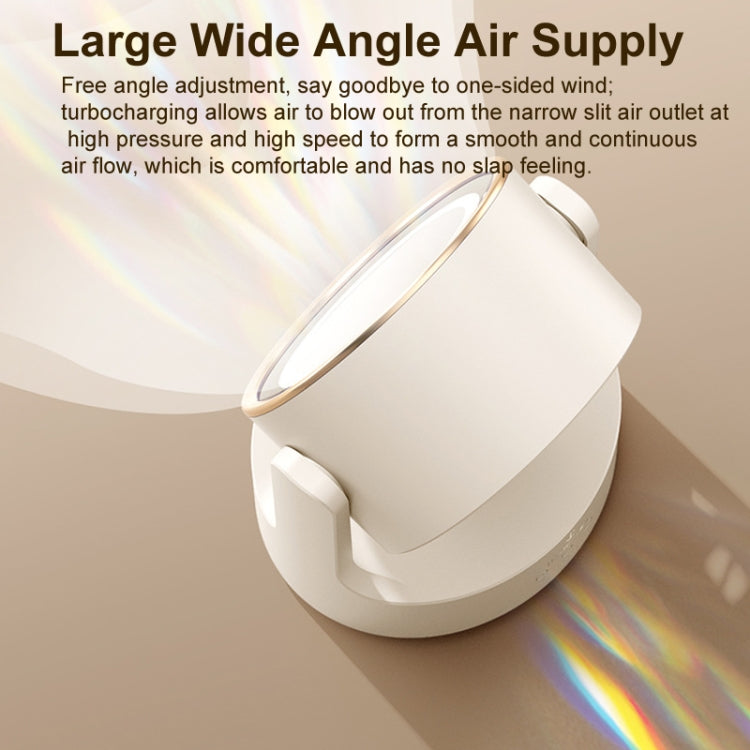 3 In 1 Multifunctional Desktop Fan with LED Light Cosmetic Mirror Rechargeable Oscillating - HoMEdemic™ 