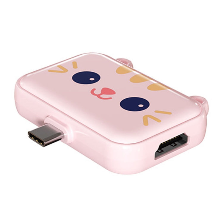 3 In 1 Type-C Docking Station USB Hub For iPad / Phone Docking Station, Port: 3H HDMI+PD+USB3.0 Pink - HoMEdemic™ 
