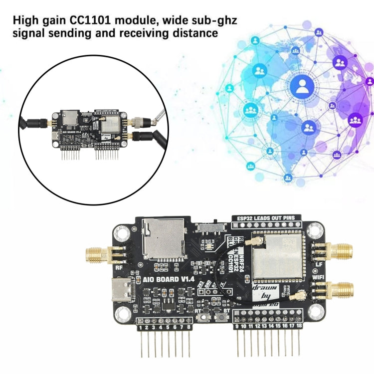 3 In 1 WIFI NRF24+ESP32 Multi-Function Expansion Module(For Flipper Zero) - HoMEdemic™ 