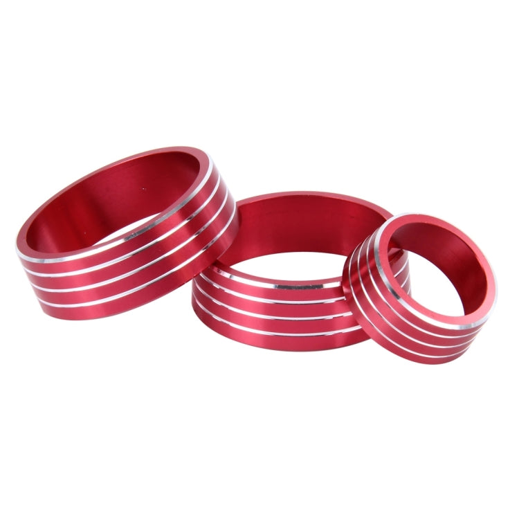 3 PCS Car Aluminum Air Conditioner Knob Case For Honda, For Honda(Red), For Honda(Gold), For Honda(Blue) - HoMEdemic™ 