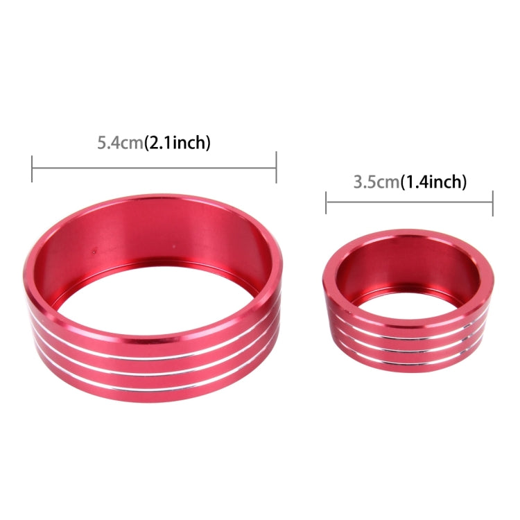 3 PCS Car Aluminum Air Conditioner Knob Case For Honda, For Honda(Red), For Honda(Gold), For Honda(Blue) - HoMEdemic™ 