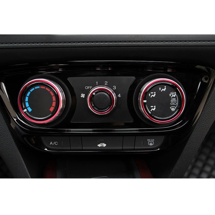 3 PCS Car Aluminum Air Conditioner Knob Case For Honda, For Honda(Red), For Honda(Gold), For Honda(Blue) - HoMEdemic™ 
