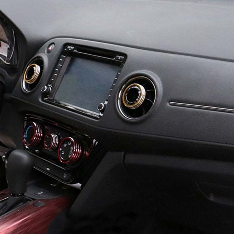 3 PCS Car Aluminum Air Conditioner Knob Case For Honda, For Honda(Red), For Honda(Gold), For Honda(Blue) - HoMEdemic™ 