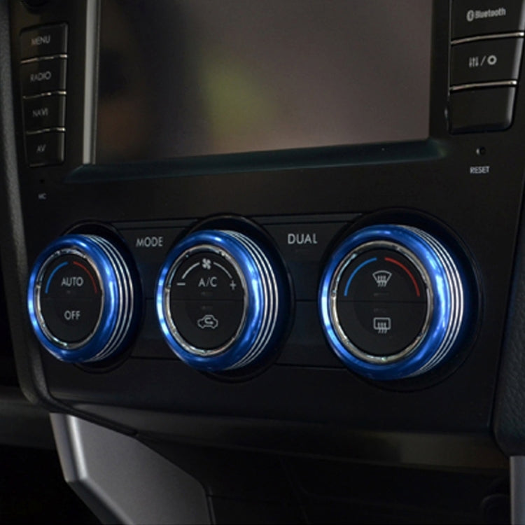 3 PCS Car Aluminum Air Conditioner Knob Case For Subaru, For Subaru(Silver), For Subaru(Black), For Subaru(Blue), For Subaru(Red) - HoMEdemic™ 