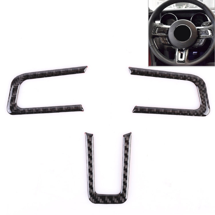 3 PCS Car Steering Wheel Button Decorative Sticker for Ford Mustang 2015-2020, Steering Wheel Button - HoMEdemic™ 