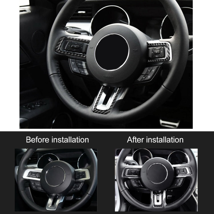 3 PCS Car Steering Wheel Button Decorative Sticker for Ford Mustang 2015-2020, Steering Wheel Button - HoMEdemic™ 