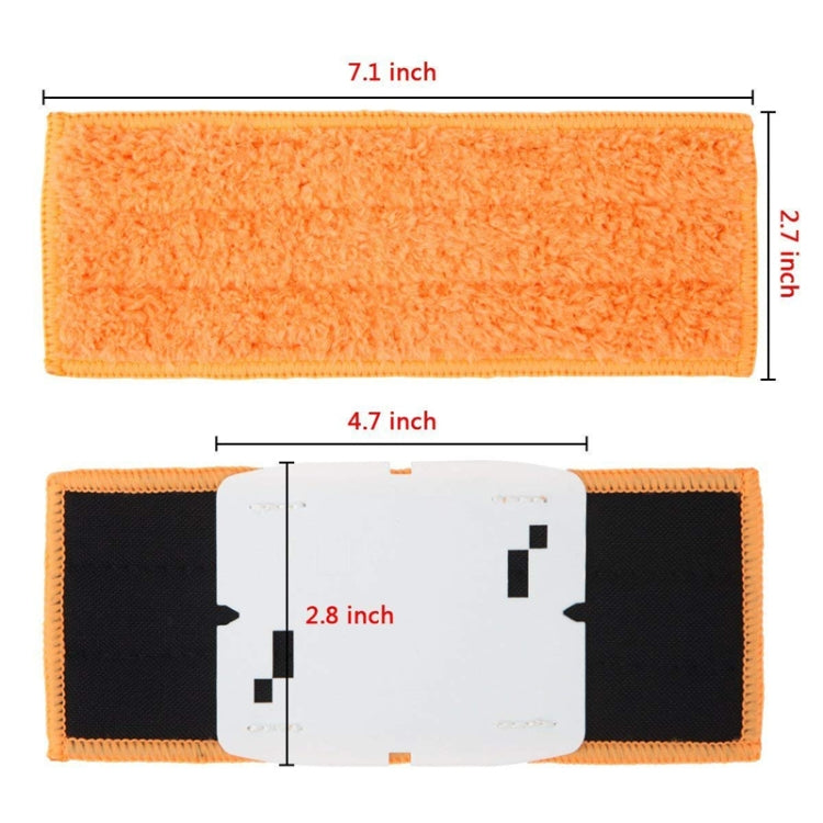 3 PCS Reusable Replacement Microfiber Mopping Cloth Wet Rag for iRobot Braava jet240 / 241 - HoMEdemic™ 