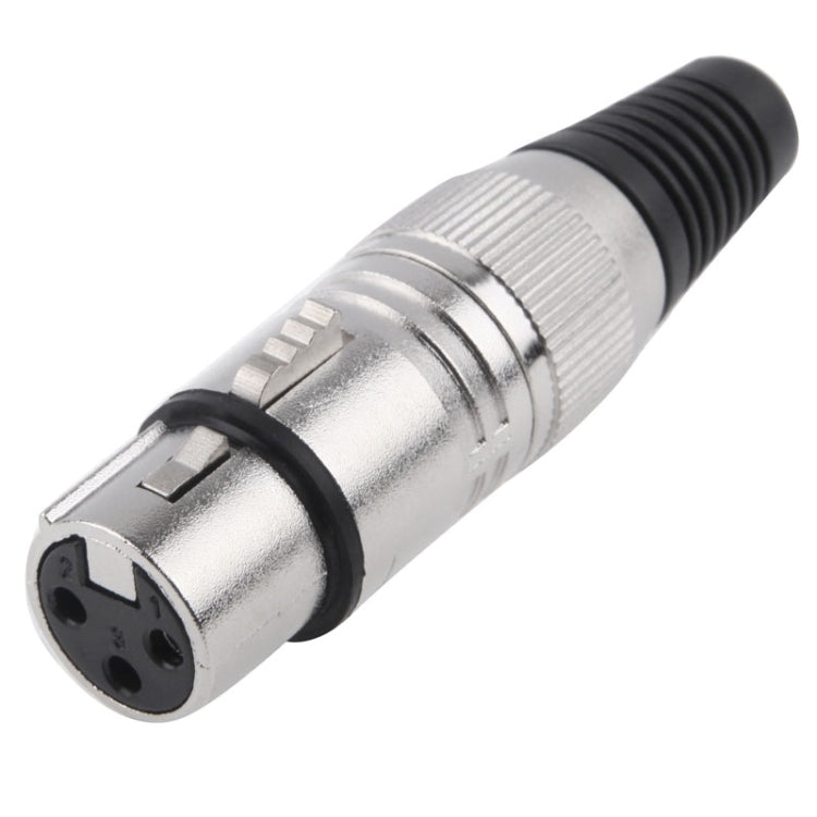 3 Pin XLR Female Plug Microphone Connector Adapter, Female - HoMEdemic™ 
