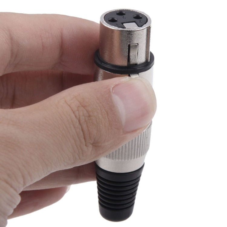 3 Pin XLR Female Plug Microphone Connector Adapter, Female - HoMEdemic™ 