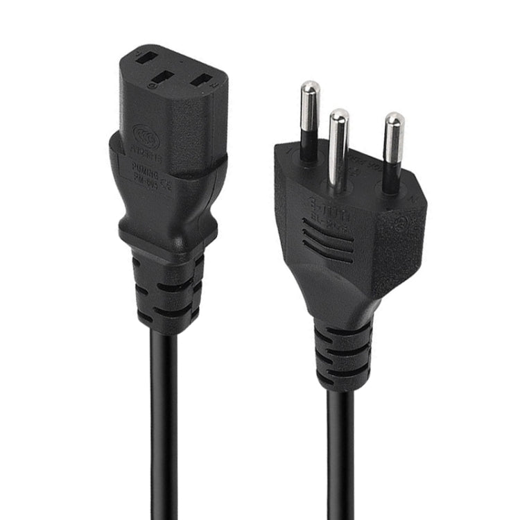 3 Prong Style Brazil AC Power Cord, Length: 1.2m ( OD5.5 ), Brazil Plug, 1.2m - HoMEdemic™ 
