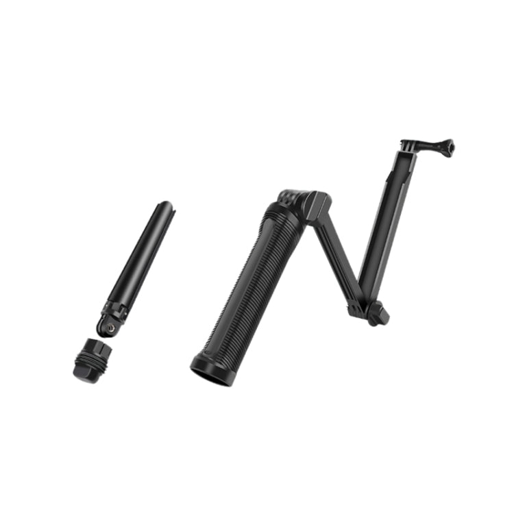 3-Way Monopod + Tripod + Grip Super Portable Magic Mount Selfie Stick for GoPro, Insta360, DJI and Other Action Cameras, Length of Extension: 20-62cm - HoMEdemic™ 