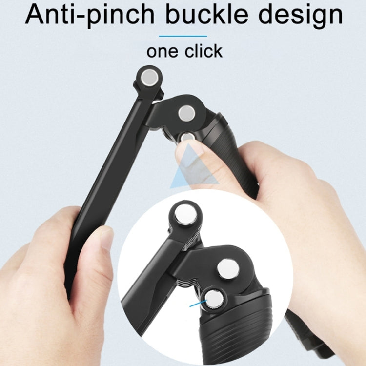 3-Way Monopod + Tripod + Grip Super Portable Magic Mount Selfie Stick for GoPro, Insta360, DJI and Other Action Cameras, Length of Extension: 20-62cm - HoMEdemic™ 