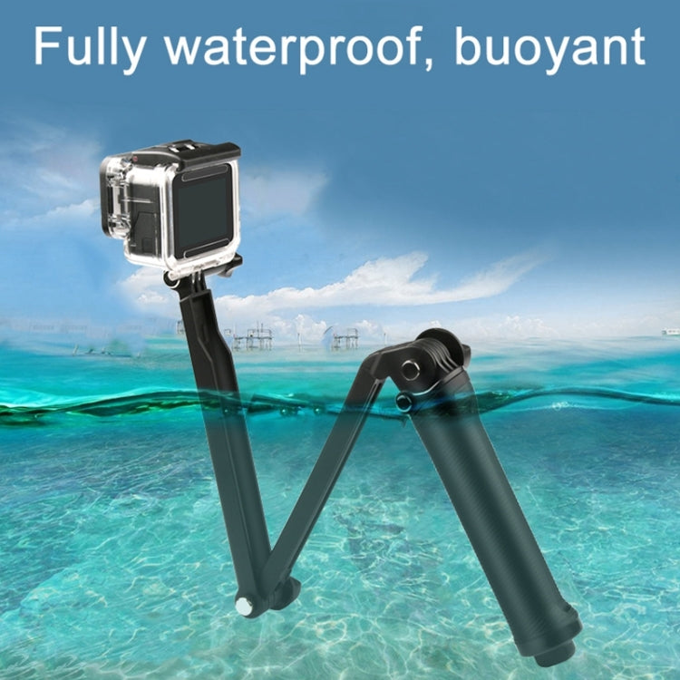 3-Way Monopod + Tripod + Grip Super Portable Magic Mount Selfie Stick for GoPro, Insta360, DJI and Other Action Cameras, Length of Extension: 20-62cm - HoMEdemic™ 