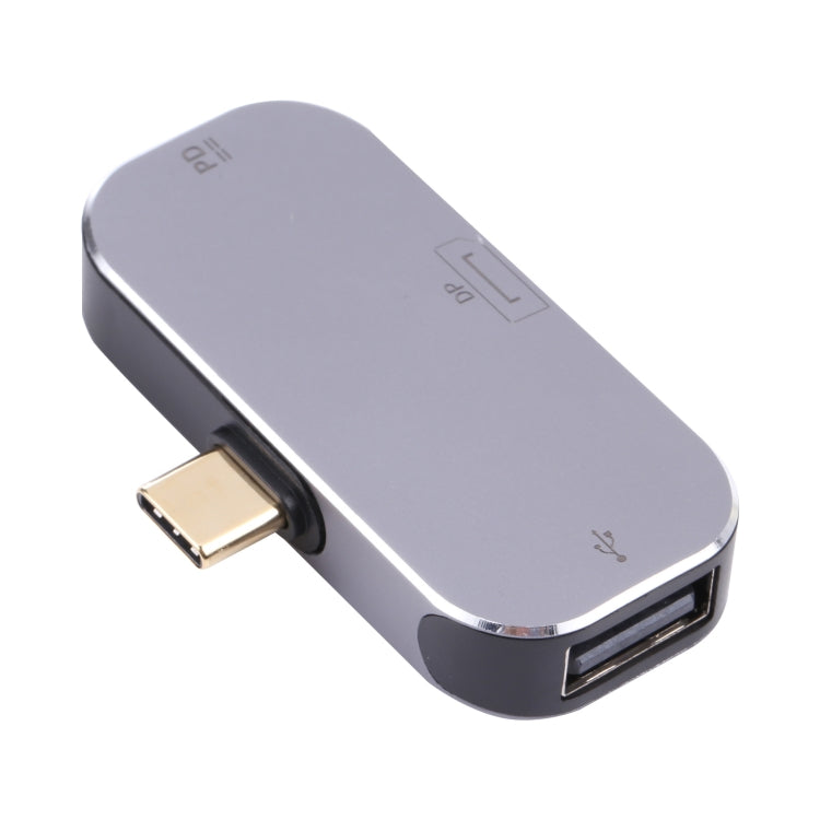 3 in 1 USB-C / Type-C Male to USB-C / Type-C Charging + USB + DP Female Adapter, USB-C / Type-C + USB + DP - HoMEdemic™ 