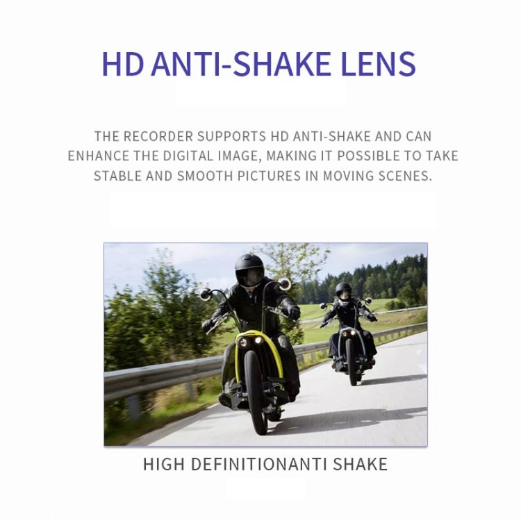 3 inch Motorcycle High-definition Dual-lens Driving Recorder - HoMEdemic™ 