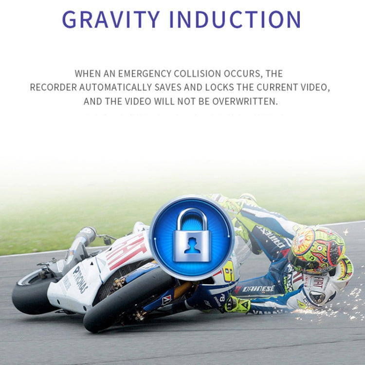 3 inch Motorcycle High-definition Dual-lens Driving Recorder - HoMEdemic™ 