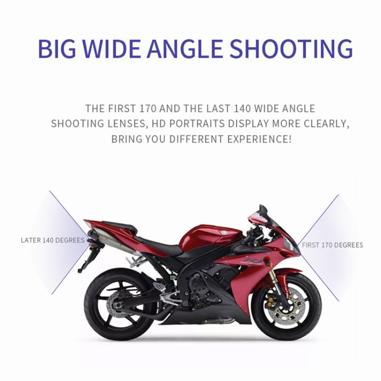 3 inch Motorcycle High-definition Dual-lens Driving Recorder - HoMEdemic™ 